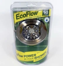 Waterpik EcoFlow Shower Head 7 Spray Settings Including Massage Easy Install New