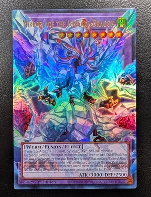 Mirrorjade the Iceblade Dragon RA05-EN148 Ultra Rare Overframe Yugioh  English
