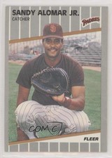 1989 Fleer Sandy Alomar Jr #300 1v2