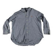 Ralph Lauren Classic Fit Gingham Check Button Down Shirt Men's L