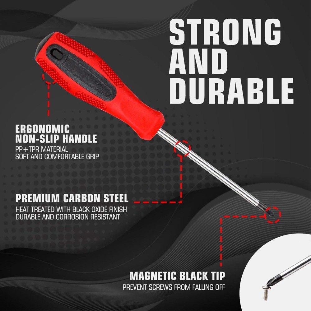 Precision Magnetic Screwdriver Set with Storage Rack Magnetizer Demagnetizer