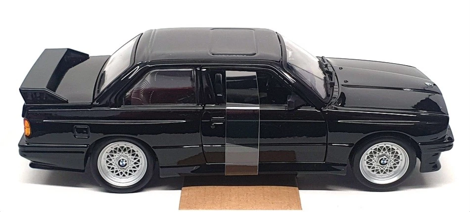 BMW Serie 3 M3 1988 Burago escala 1/24 diecast 18-21100 - negro Foto 3 de 4