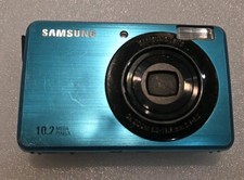 Samsung SL202 Digital Camera 10.2mp Blue Yes Battery  No Charger Untested