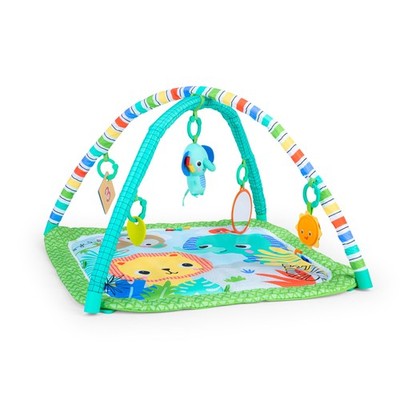 Bright Starts Wild Wiggles Baby Activity Gym & Play Mat FoldAway Toy Bar Newborn