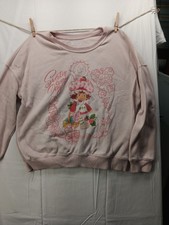 Strawberry Shortcake Sweeter Everyday Graphic Crewneck Sweatshirt Pink L 229