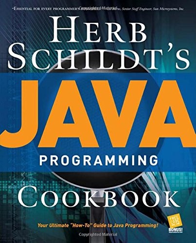 Java Railways Book HERB SCHILDT'S JAVA PROGRAMMING COOKBOOK By Herbert Schildt **Mint ...