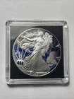 2025 Colorized EARTH  Silver Eagle ASE 1 OZ .999  Dollar Coin With Privy #444