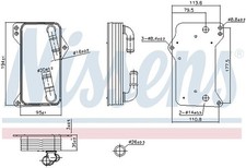 NISSENS 91505 Ölkühler, Automatikgetriebe für AUDI CUPRA SEAT SKODA VW