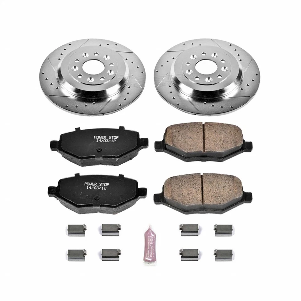 Kit de frenos Power Stop para Lincoln MKT 2010-2019 trasero Z23 Evolution Sport Foto 2 de 4