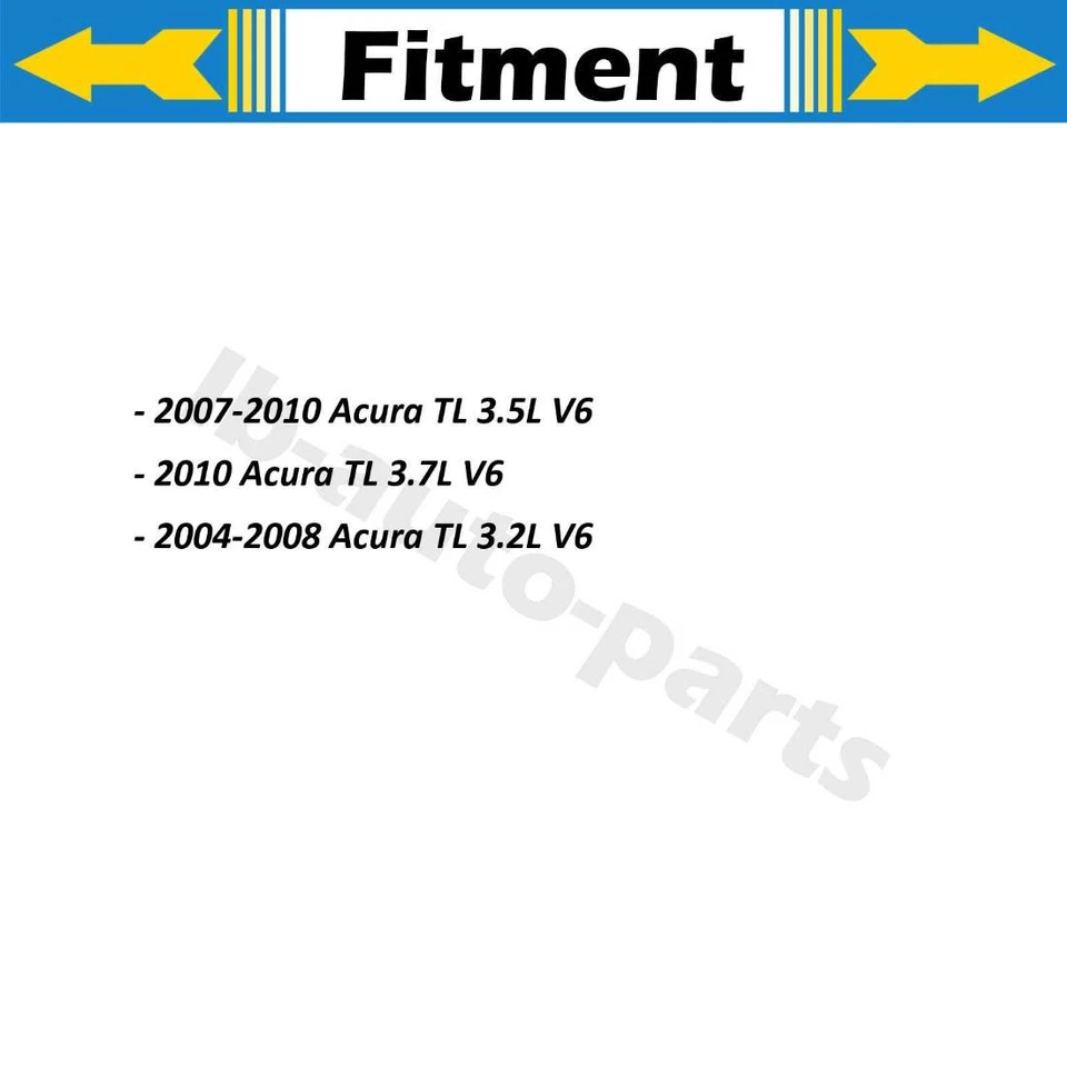 For Acura TL 3.7L 2010 Acura TL 3.5L 2007-2010 Dorman Brake Hose Front Rear 4x - Image 2 of 4