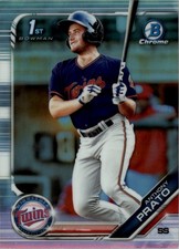 2019 Bowman Chrome Draft Refractors #BDC101 Anthony Prato - BB