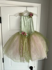 Revolution Dance Costume, Size LC. Green and pink, Tulle Tutu