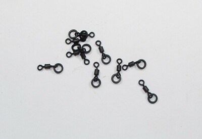Micro Flexi Haken drehbar Größe 22, Karpfenangeln Mini Ring Haken drehbar, Terminal Ta