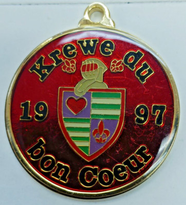 DU BON COEUR 2012 MULTI COLOR BRONZE MARDI GRAS KREWE THEME DOUBLOON LOOPEDZ2648