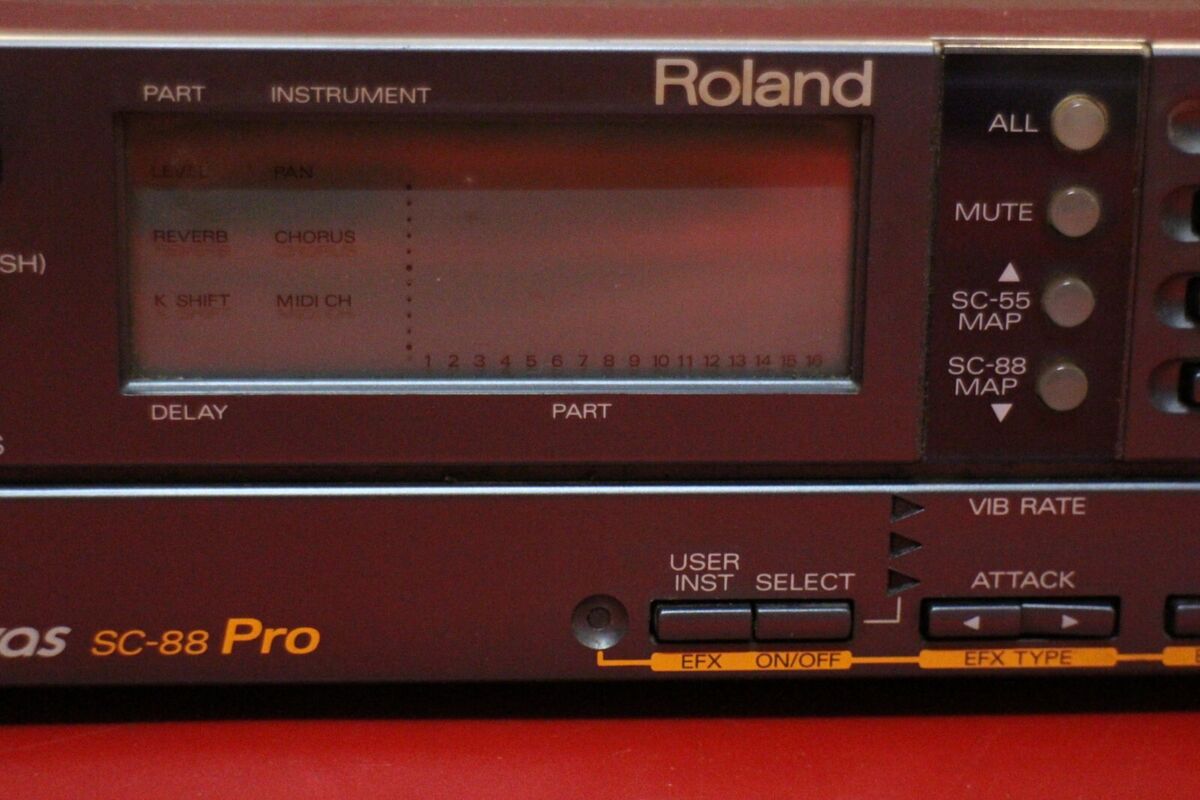USED Roland SC-88Pro SC 88 Pro Sound Canvas Module Synth USED Roland SC-88Pro SC 88 Pro Sound Canvas Module Synth