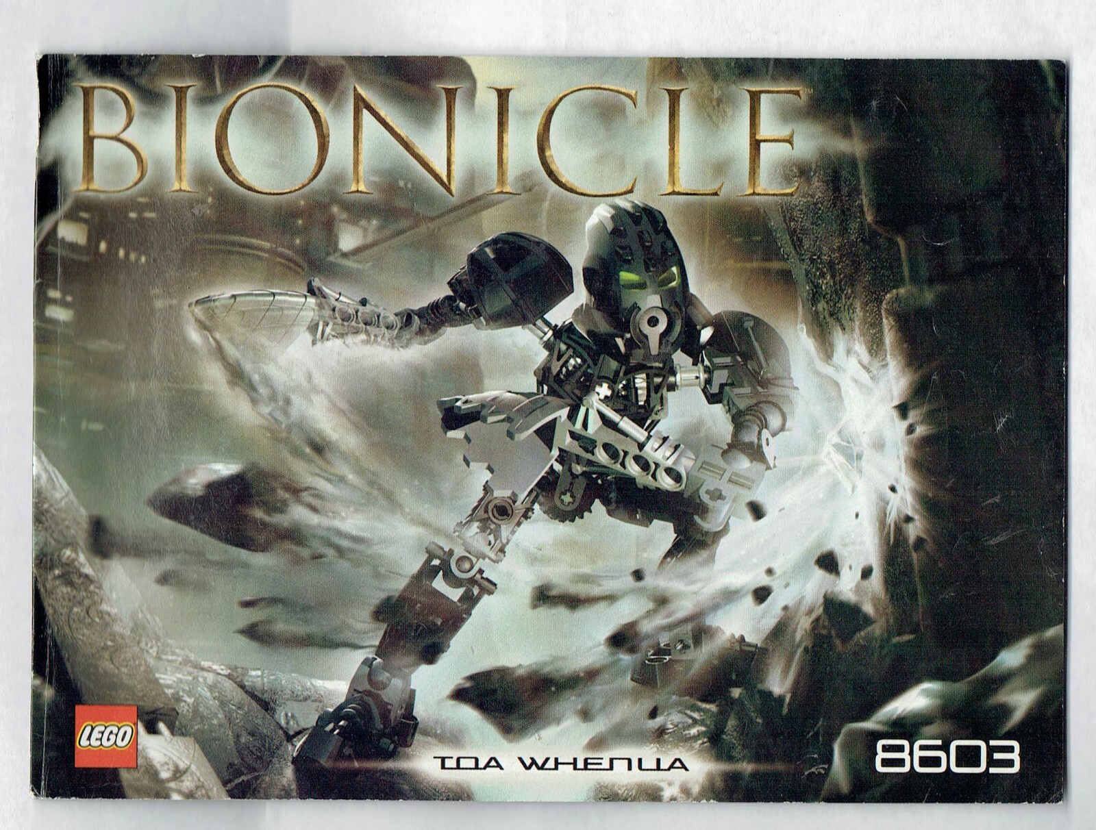 LEGO Bionicle TOA WHENUA 8603  instruction Booklet Manual ONLY