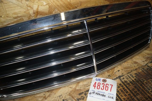 1998 1999 2000 2001 2002 MERCEDES CLK430 FRONT UPPER GRILLE CHROME OEM - Picture 7 of 12