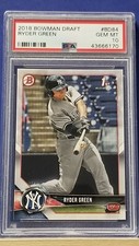 Ryder Green - 2018 Bowman Draft Paper Base   PSA 10  