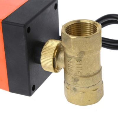 Electric Motorized Brass Ball Valve DN25 AC 220V 2 Way 3-Wire with Actuator