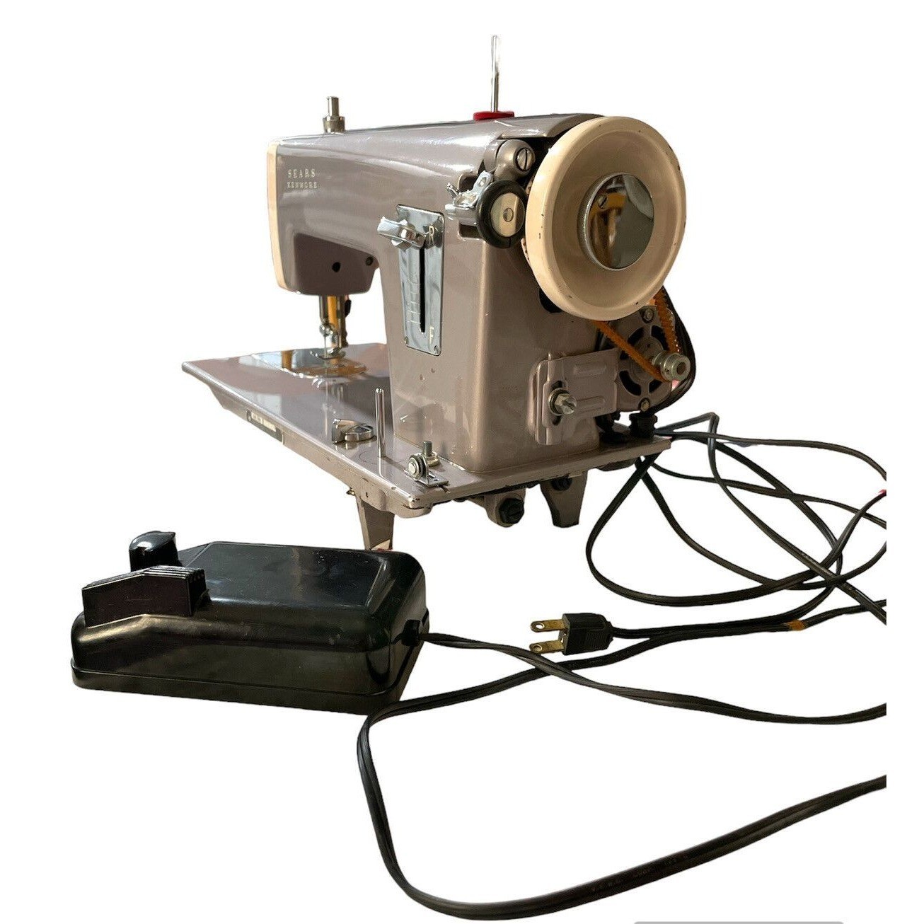 Vintage Sears Kenmore Sewing Machine 148.295 w/Foot Pedal WORKS eBay