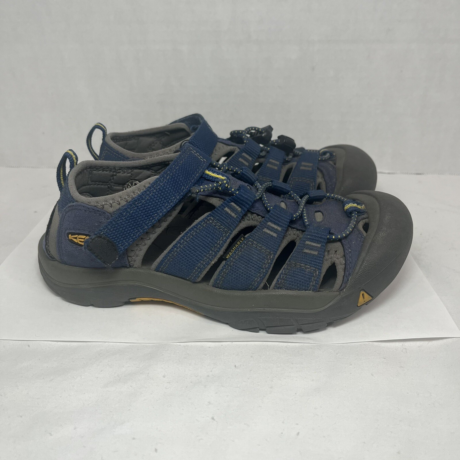 Sandali Keen Newport H2 impermeabili scarpe da trekking outdoor blu giovani ragazzi 3