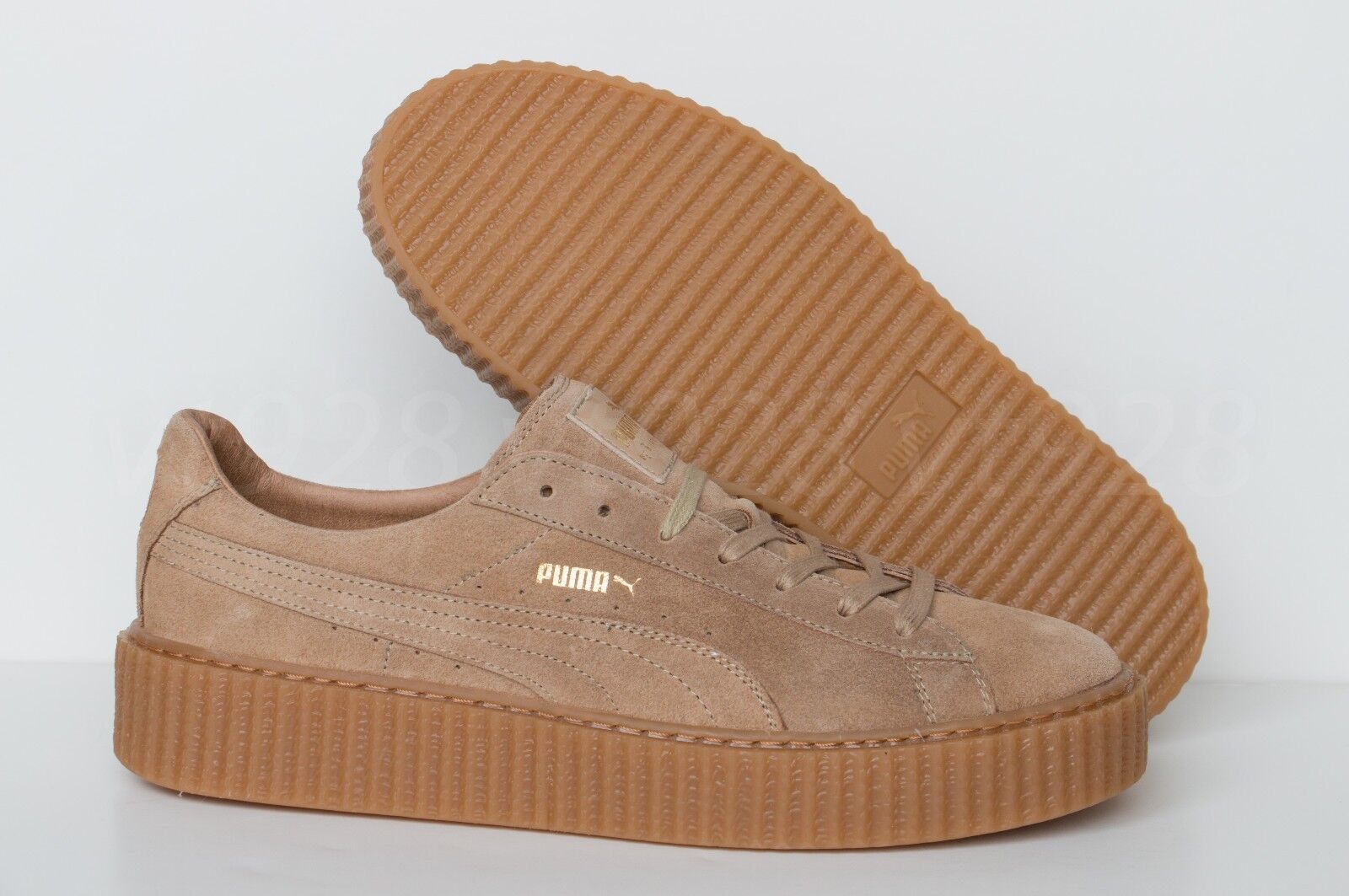 puma creepers oatmeal size 8