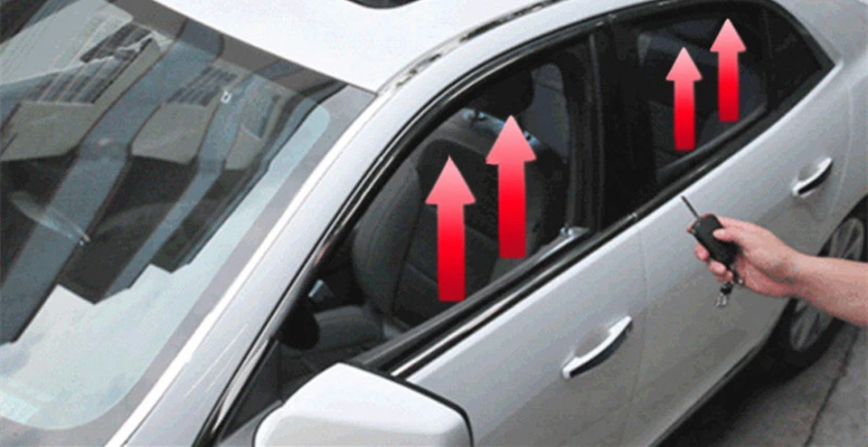 Sistema de seguridad para cierre de ventanas eléctrico para automóvil para accesorio de 4 puertas 7,7 cm x 5,9 cm Foto 3 de 4