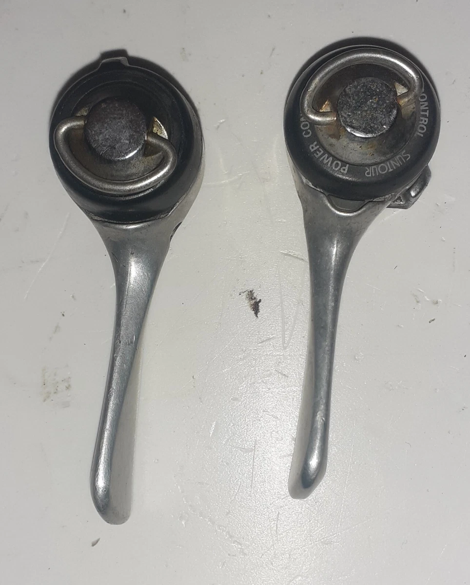Coppia leve deragliatori bici corsa attacco con bulloncino, Colnago