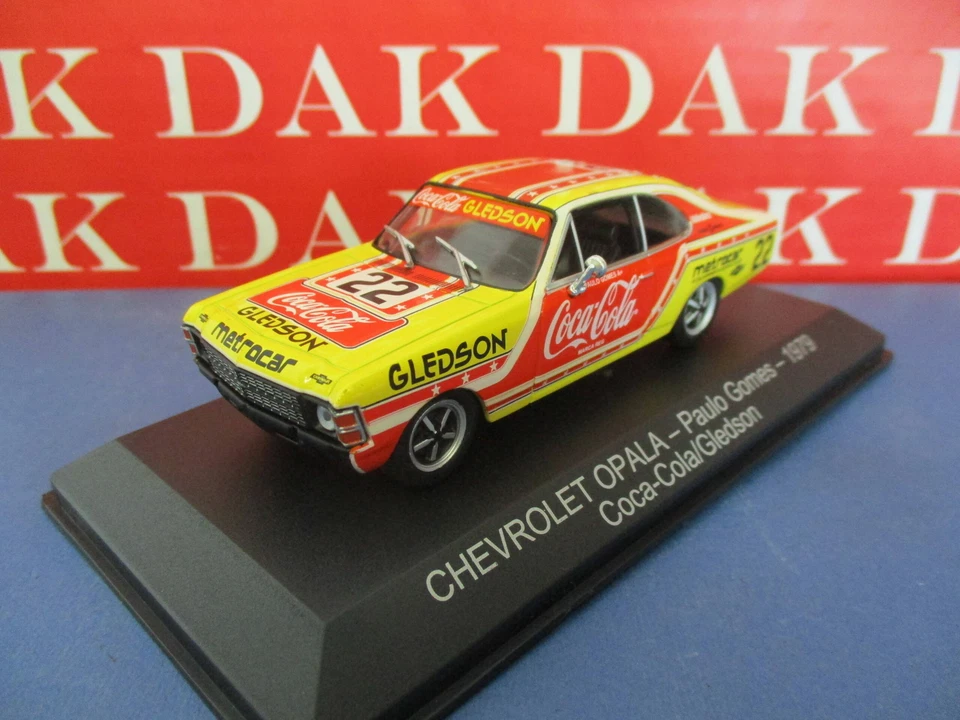 Die cast 1/43 Modellino Auto Chevrolet Opala Coca-Cola 1979 P. Gomes - Immagine 2 di 4