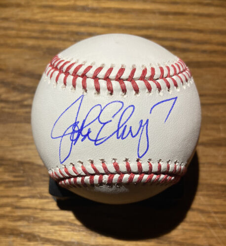 RARE! Broncos Yankees John Elway AUTO SIGNED Major League Baseball- JSA COA - Picture 1 of 2