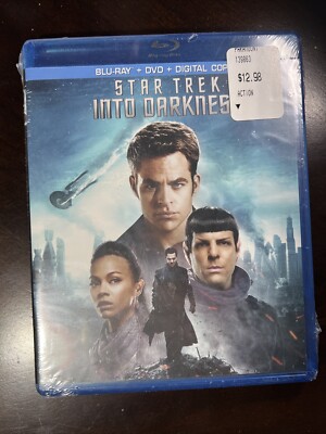 Star Trek Into Darkness (Blu-ray + DVD, 2013) Chris Pine Sci-Fi Movie - New!