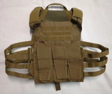 TMC JPC 2.0 Military / Tactical Style Plate Carrier / Vest Coyote Brown