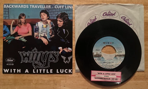 45 7" SP BEATLES WINGS WITH A LITTLE LUCK