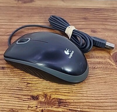 Logitech USB Type-A Wired Laser Computer Mouse with Roller M-U0026 810-002182 