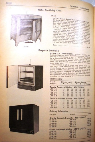 GREINER SCIENTIFIC Catalog Transite ASBESTOS use in SCHOOLS & LABS! 1971 - Picture 9 of 12