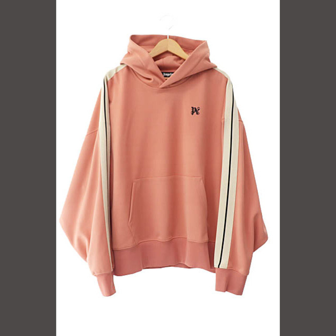 パーカー・フーディ Palm Angels FW24 (PMBB058 F24FLE0051076) Palm Angels MONOGRAM TRACK HOODY SLEEVE LINE HOODIE PULLOVER