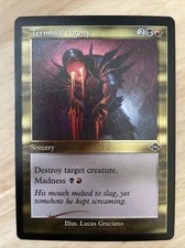 MTG Terminal Agony (215/303) Modern Horizons 2 Retro Frame Foil-ETCHED NM/M