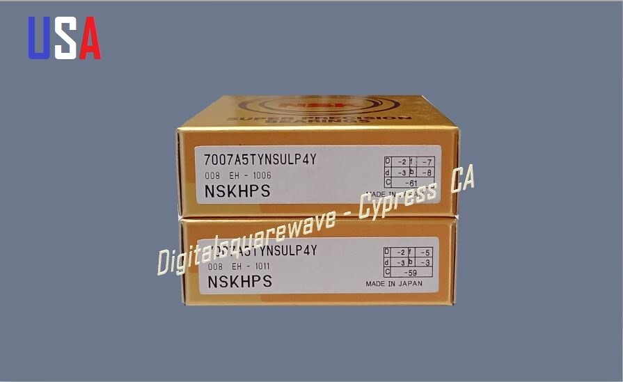 NSK 7007A5TYNSULP4Y Abec-7 NSKHPS Precision Spindle Bearings. Matched Set of 2