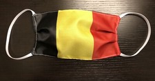 2 Pack Belgium Flag Face Mask Washable Adjustable BUY ONE GET ONE FREE