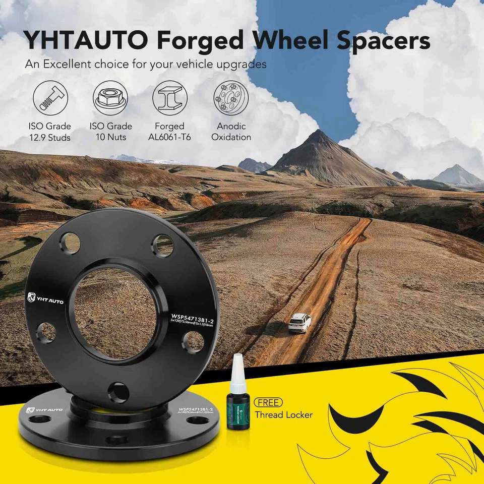 2 проставки для колес 5x120 - 5x120 M12x1,5 72,56 мм 10 мм для BMW 128i 328xi 330Ci - Изображение 2 из 4