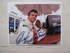 Derek Warwick autograph signed 9x12 cm picture