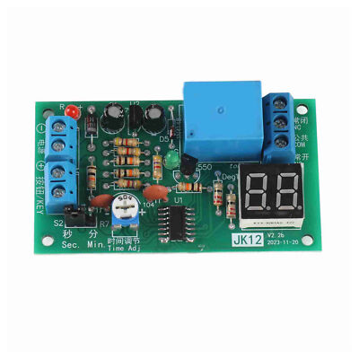 DC12V Trigger LED Countdown Zeitschaltuhr Relaismodul Delay Off Zeitrelaismodul
