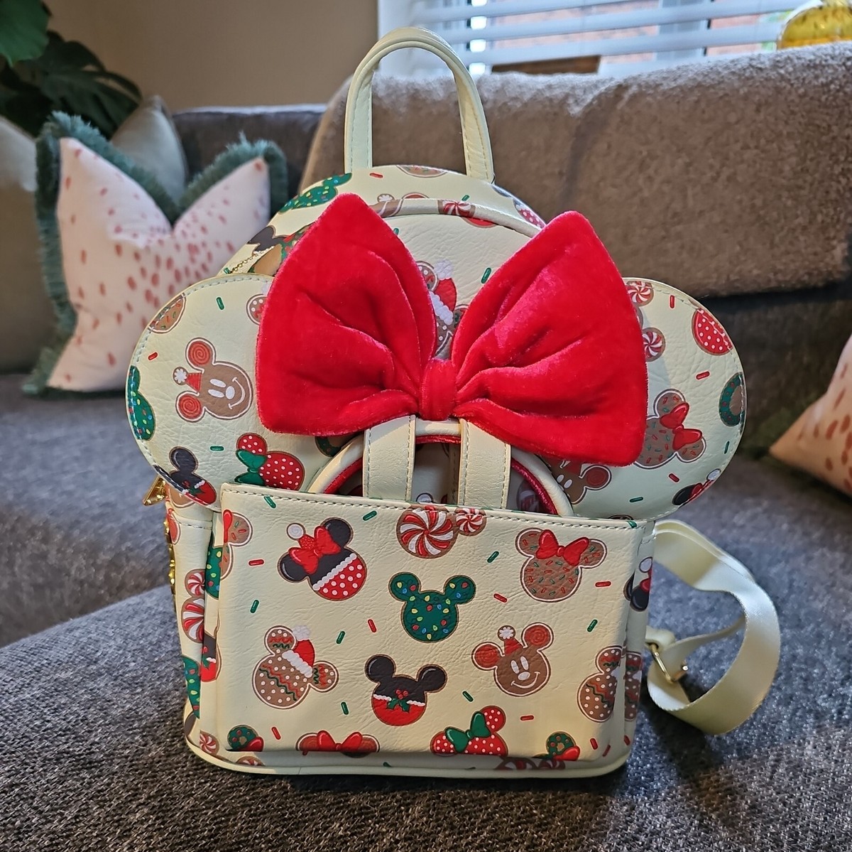 Christmas Mickey Mouse Loungefly Christmas Cookie Backpack