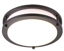 NEW Cloudy Bay CR190 Vivid LED Oil Rubbed Broze 10" Flush Mount Motion Light