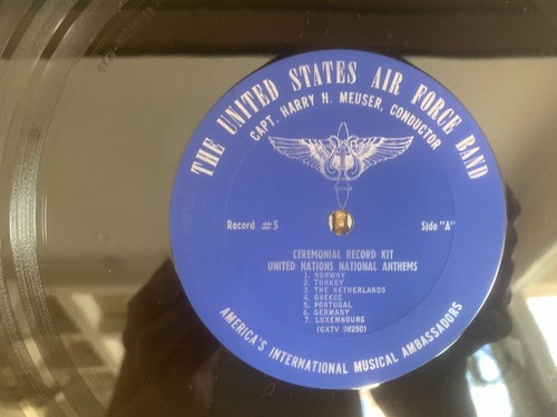 1963 The United States Air Force Band Capt Meuser International Anthems Military - Picture 5 of 7
