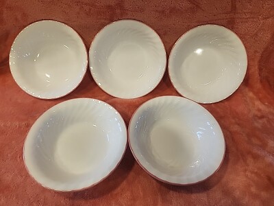 Set of Corelle by Corning Elegant Rose Swirl Soup Cereal Bowl 1/4