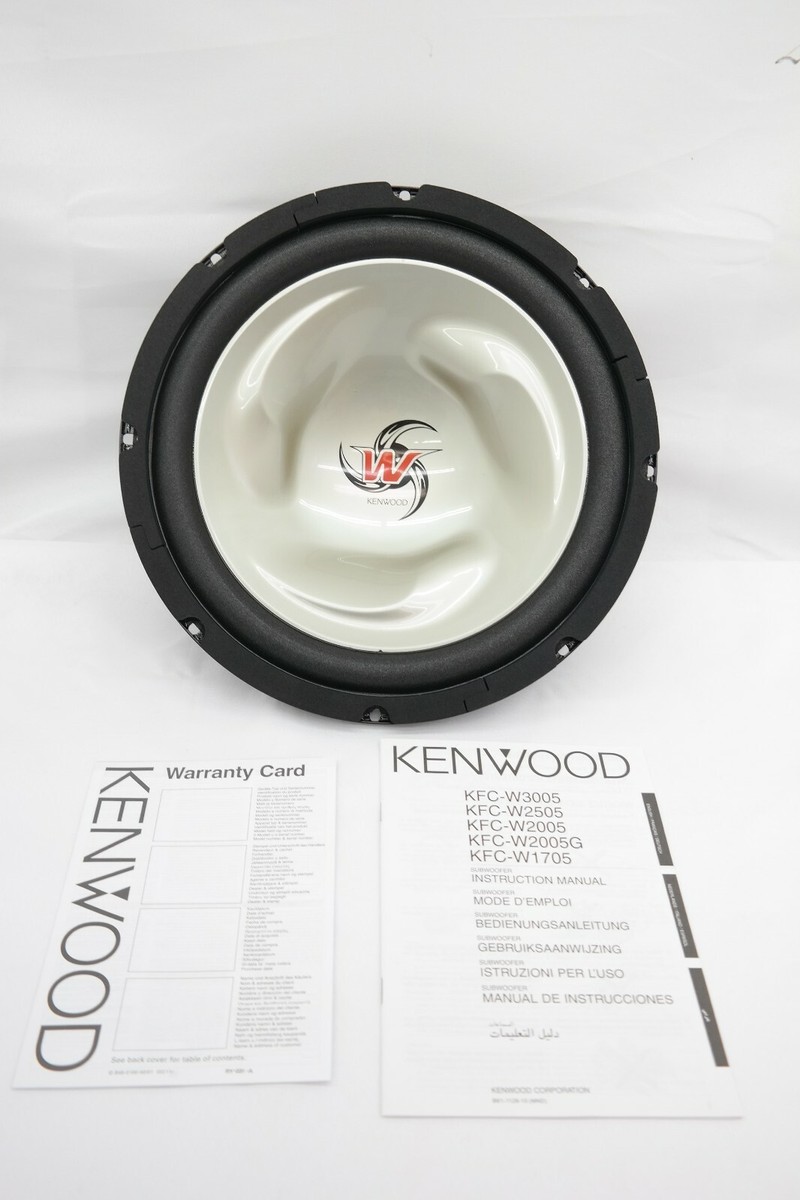 Kenwood KFC-W3005 12 Inch Woofer TF | eBay Kenwood KFC-W3005 12 Inch Woofer TF | eBay