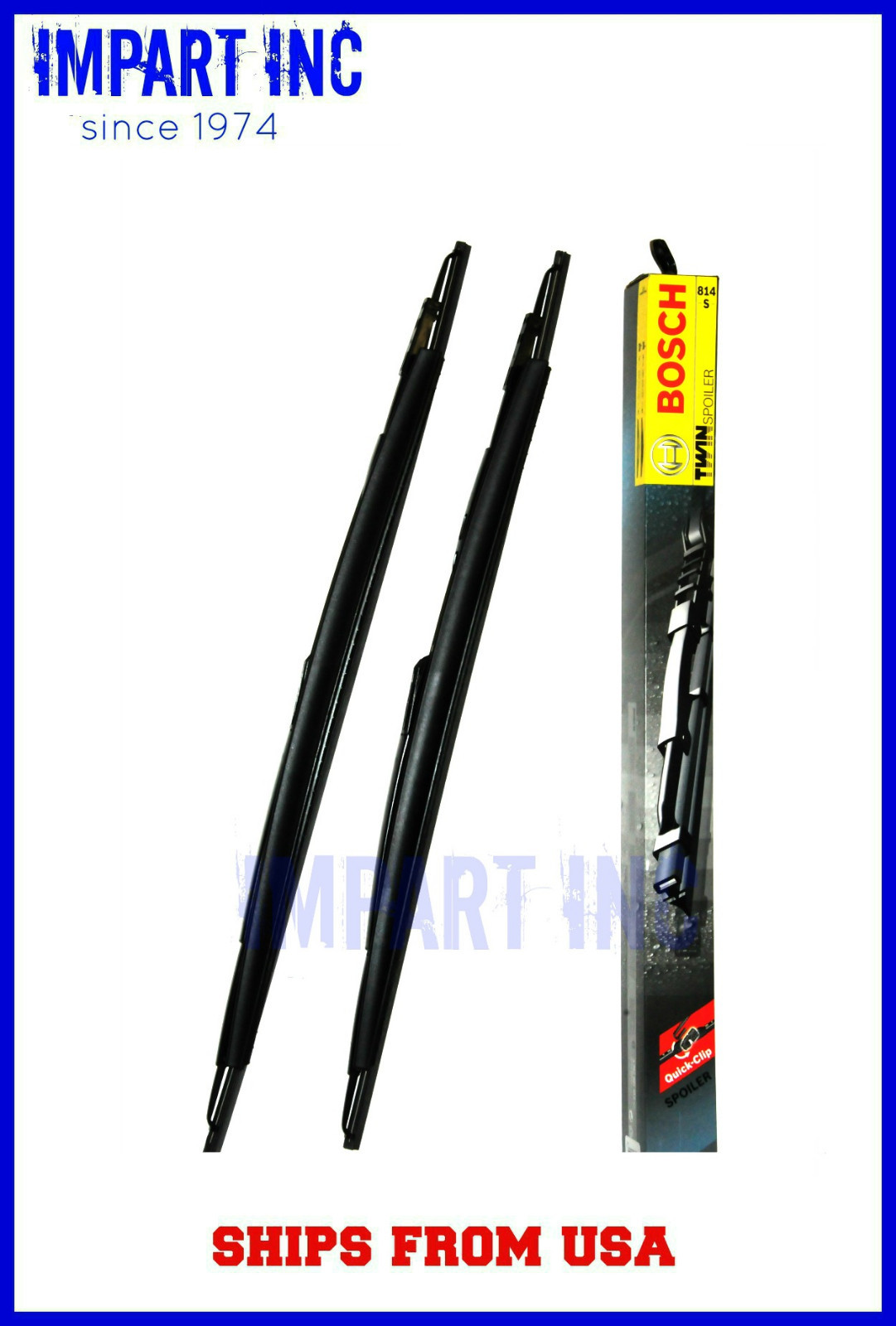 BMW E65 E66 Bosch OEM Wiper Blade Set 745li 750li 760li Alpina B7  3397 001 814