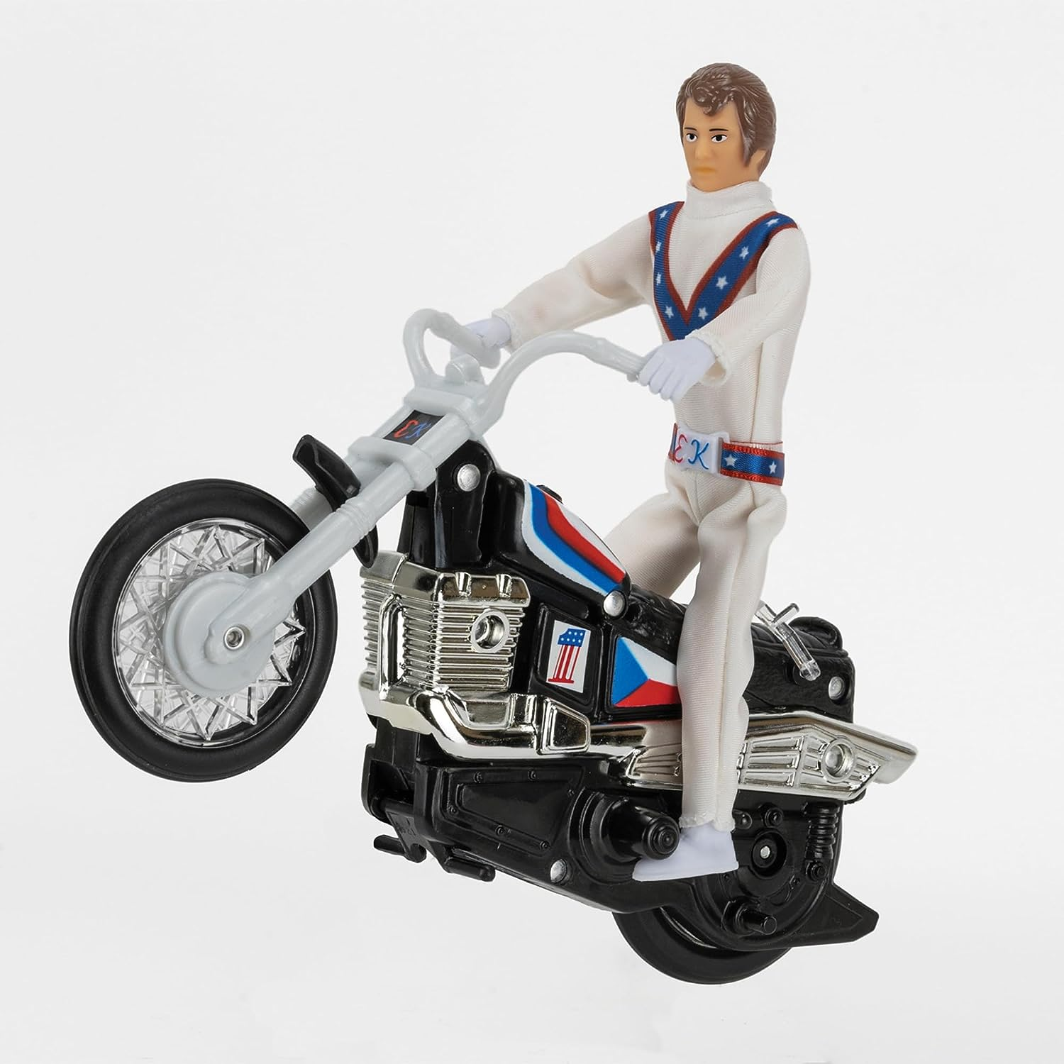 Evel Knievel Stunt Cycle the Amazing Wind up and Go Action Toy