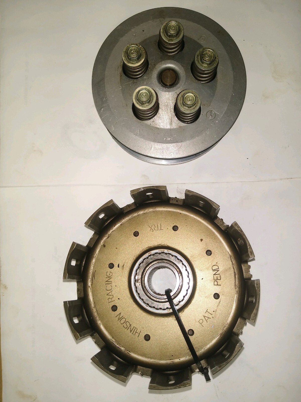 8689 HONDA TRX250R ATC250R HINSON CLUTCH BASKET PRESSURE PLATE